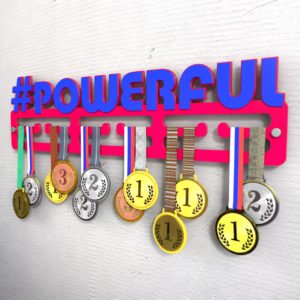 Медаллер с хештегом "Powerful"