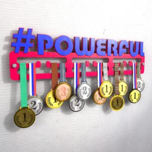 Медаллер с хештегом "Powerful"