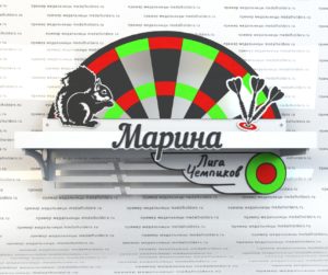 Медальница Дартс финальный макет