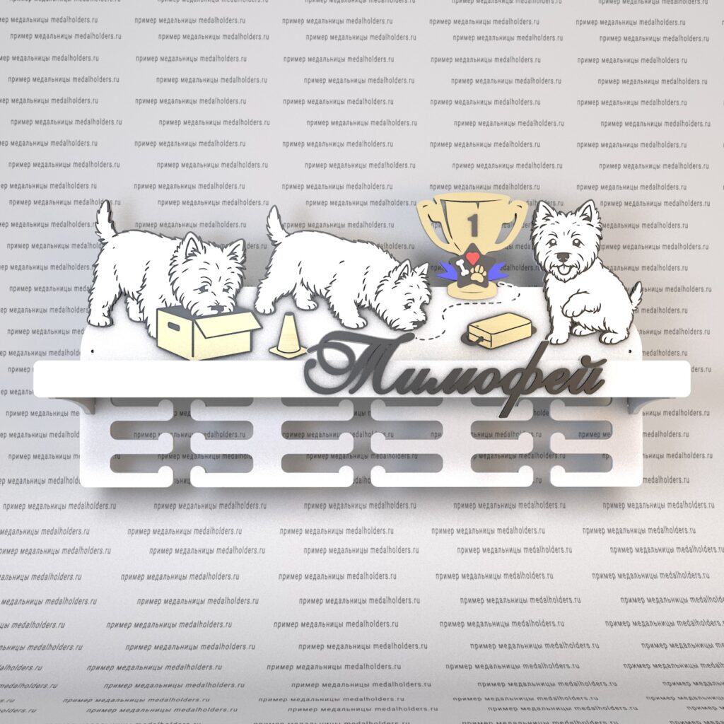Медальница для собаки ноузворк финальный макет